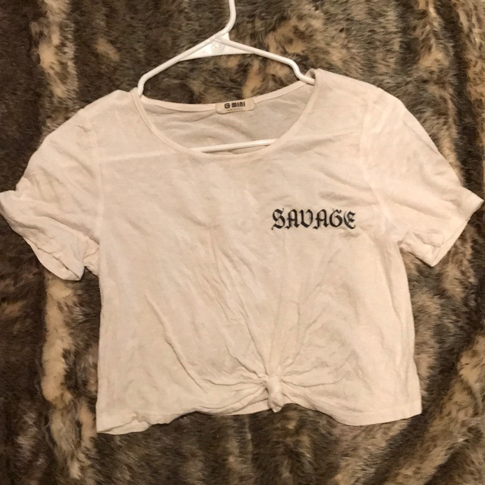 Savage crop top- SOLD